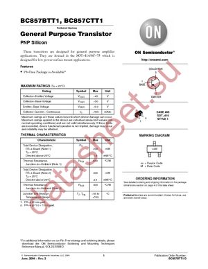 BC857BTT1 datasheet  